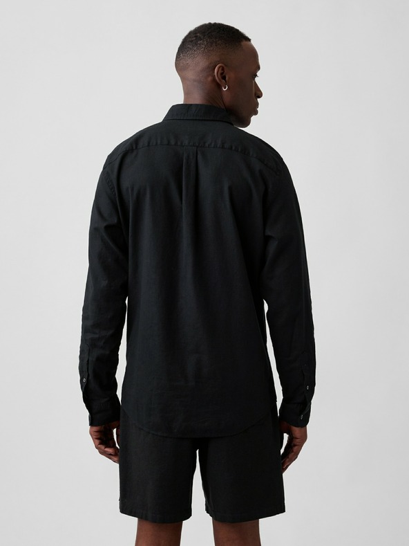 GAP Košeľa zo zmesi ľanu standard fit GAP