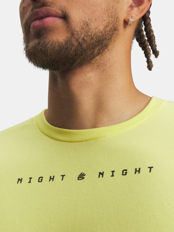 Under Armour Pánske tričko Under Armour Curry Night Night Tee-YLW