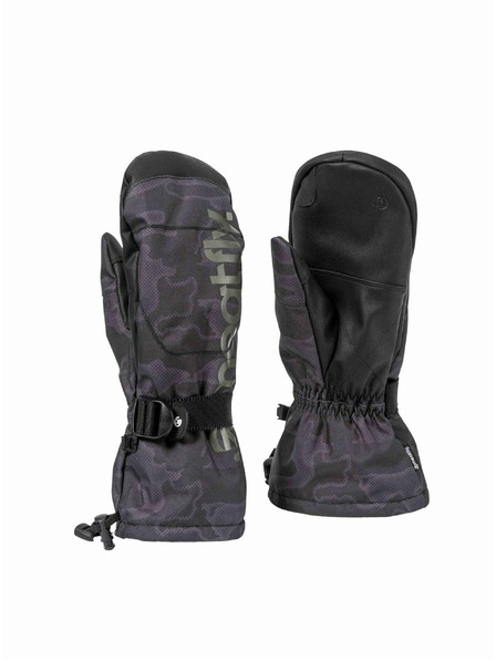 Meatfly Meatfly pánske rukavice Osbourne Morph Black