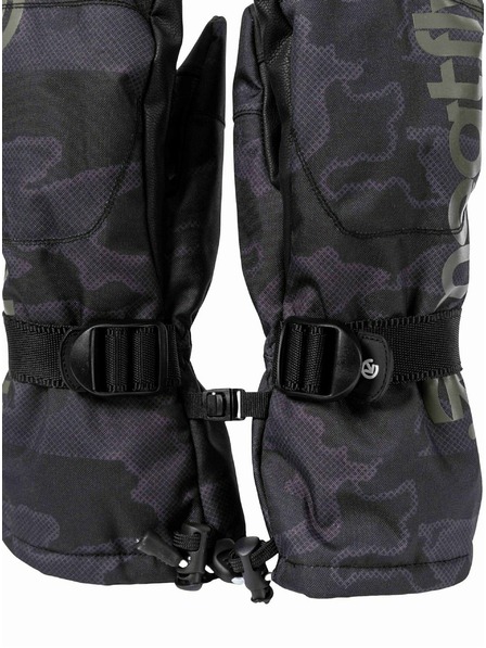 Meatfly Meatfly pánske rukavice Osbourne Morph Black