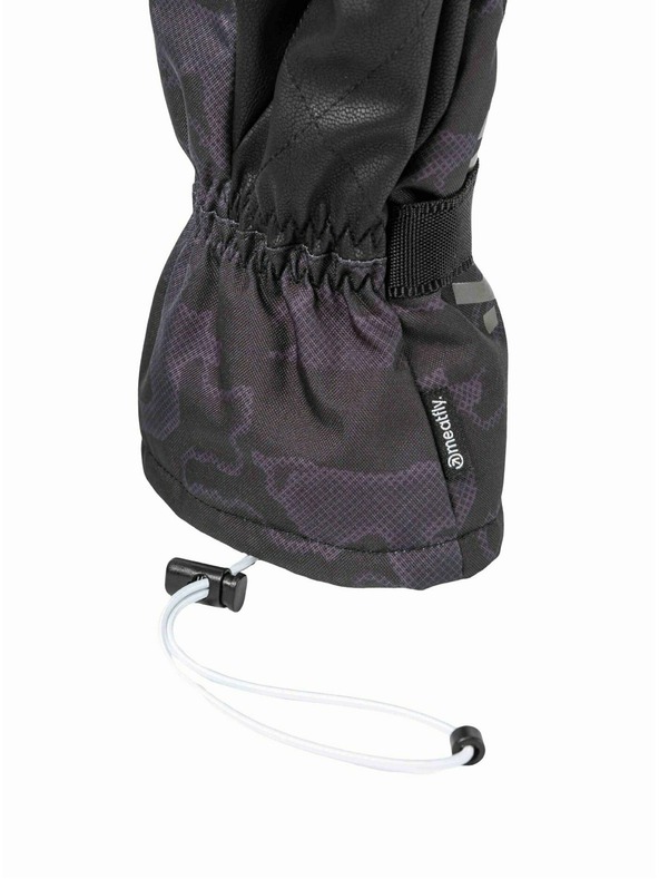 Meatfly Meatfly pánske rukavice Osbourne Morph Black