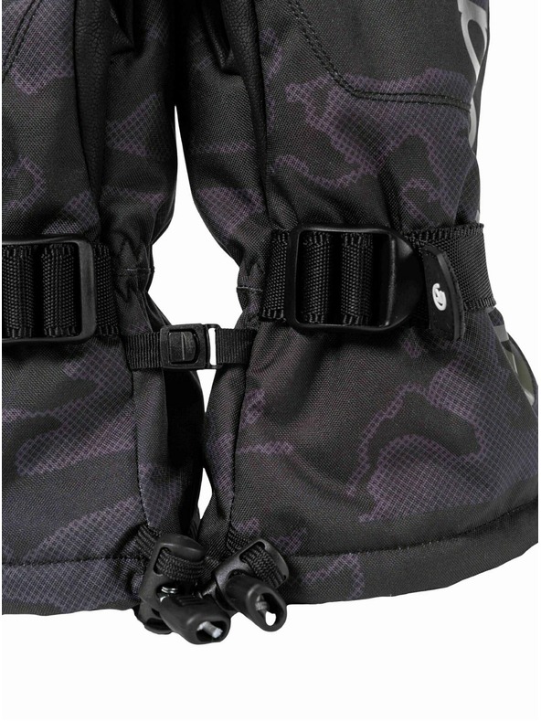 Meatfly Meatfly pánske rukavice Limp Morph Black