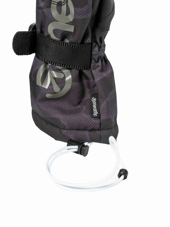 Meatfly Meatfly pánske rukavice Limp Morph Black