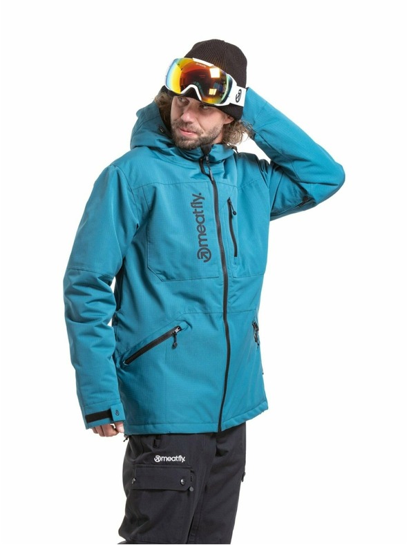 Meatfly Meatfly pánska SNB & SKI bunda Helios Deep Ocean