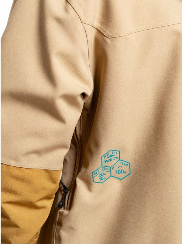 Meatfly Meatfly pánska SNB & SKI bunda Helios Tan / Wood