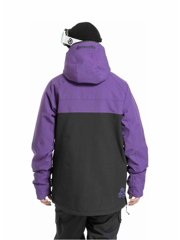 Meatfly Meatfly pánska SNB & SKI bunda Slinger Petunia / Black