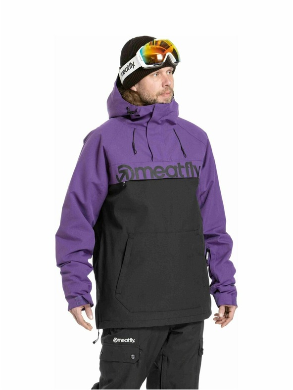 Meatfly Meatfly pánska SNB & SKI bunda Slinger Petunia / Black