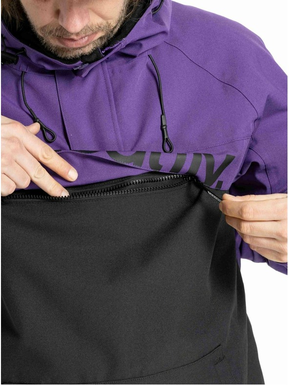 Meatfly Meatfly pánska SNB & SKI bunda Slinger Petunia / Black