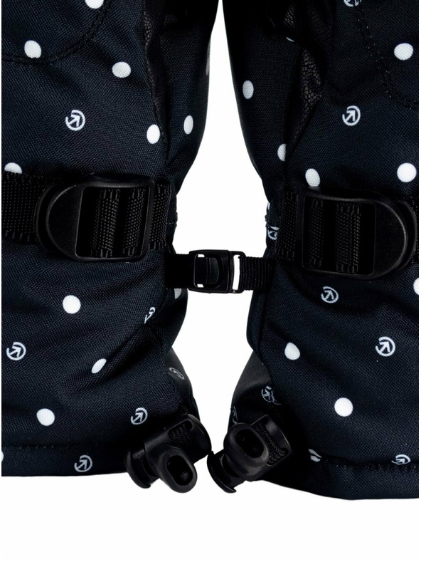 Meatfly Meatfly dámske rukavice Manson Black Dots