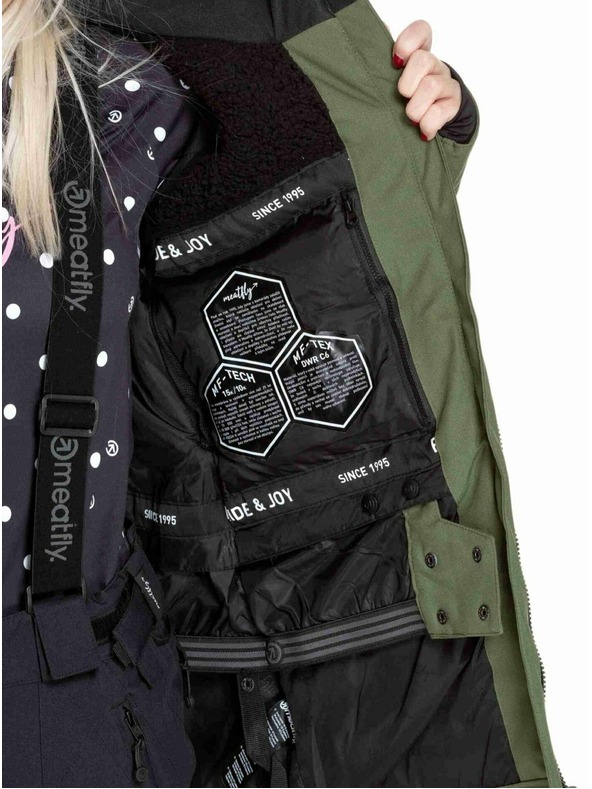 Meatfly Meatfly dámska SNB & SKI bunda Terra Bronze Green