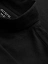 Ombre Clothing Pánsky rolák s dlhým rukávom - čierny V1 OM-LSCL-0130 Ombre Clothing