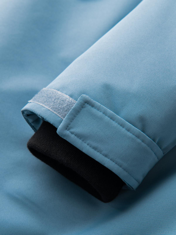 Ombre Clothing Pánska zateplená dlhá bunda Ombre Oblečenie