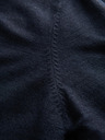 Ombre Clothing Pánsky pletený polovičný rolák s viskózou - tmavomodrý V4 OM-SWTN-0125 Ombre Oblečenie