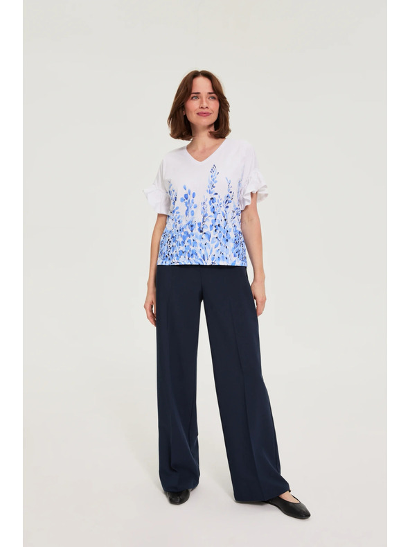 Moodo Halenka s potlačou biela Moodo