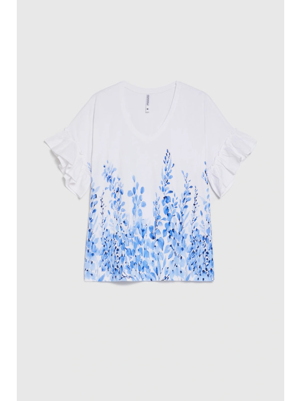 Moodo Halenka s potlačou biela Moodo