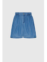 Moodo Šortky z lyocelu modré Moodo