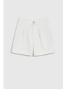 Moodo Hladké šortky biele Moodo