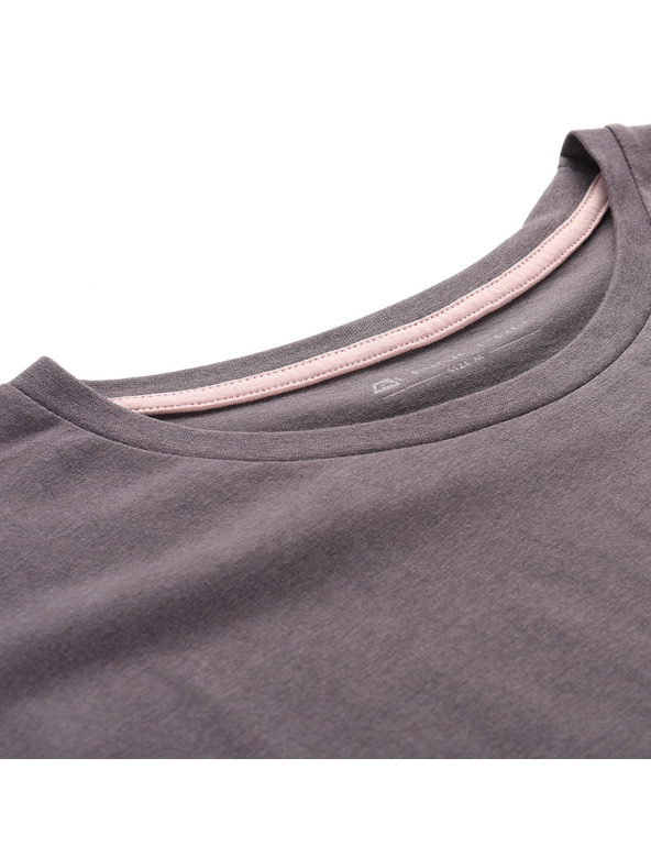 ALPINE PRO Dámske tričko z nezvraskavého materiálu ALPINE PRO OMBA 2 obsidian varianta pc