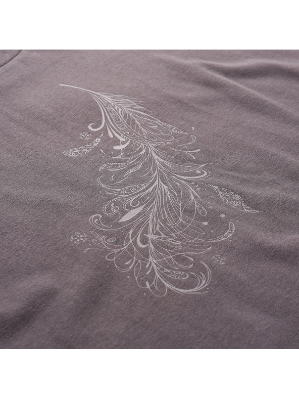 ALPINE PRO Dámske tričko z nezvraskavého materiálu ALPINE PRO OMBA 2 obsidian varianta pc