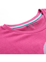 ALPINE PRO Dámske tričko z nezvraskavého materiálu ALPINE PRO OMBA 2 fuchsia red varianta pb
