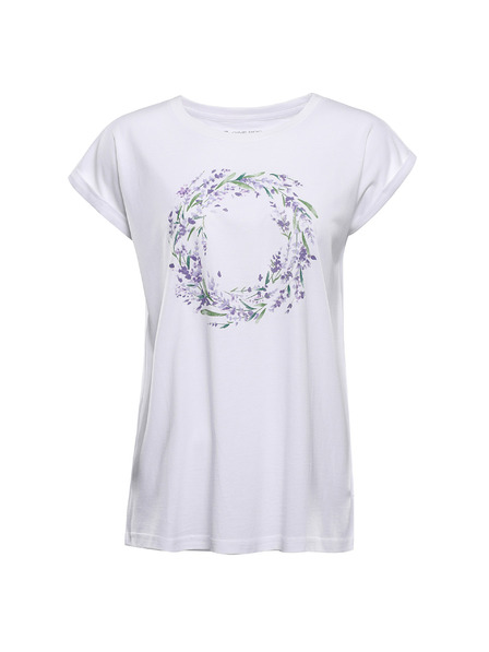 ALPINE PRO Dámske tričko z nezvraskavého materiálu ALPINE PRO OMBA 2 white varianta pa