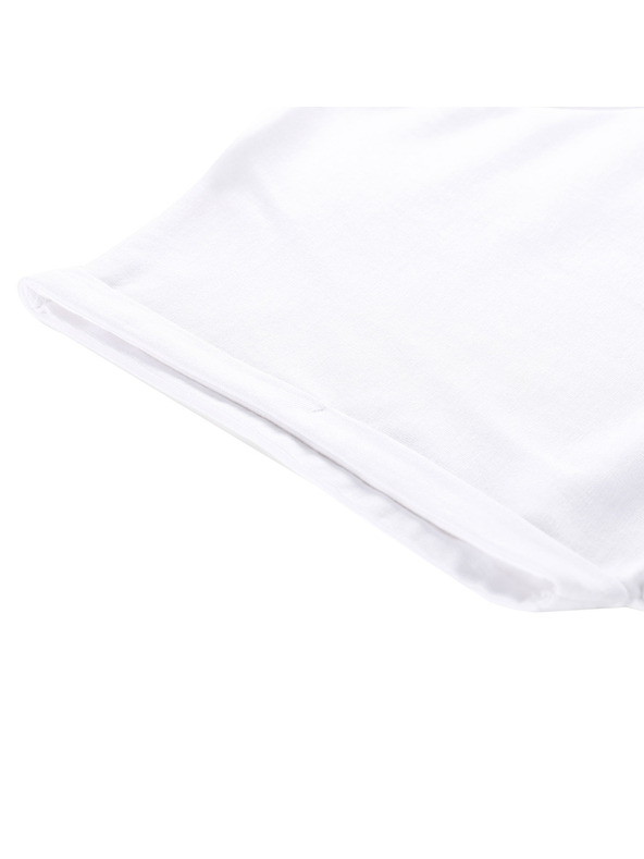 ALPINE PRO Dámske tričko z nezvraskavého materiálu ALPINE PRO OMBA 2 white varianta pa