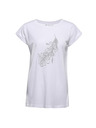 ALPINE PRO Dámske tričko z nezvraskavého materiálu ALPINE PRO OMBA 2 white varianta pc
