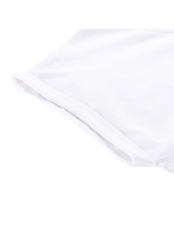 ALPINE PRO Dámske tričko z nezvraskavého materiálu ALPINE PRO OMBA 2 white varianta pc