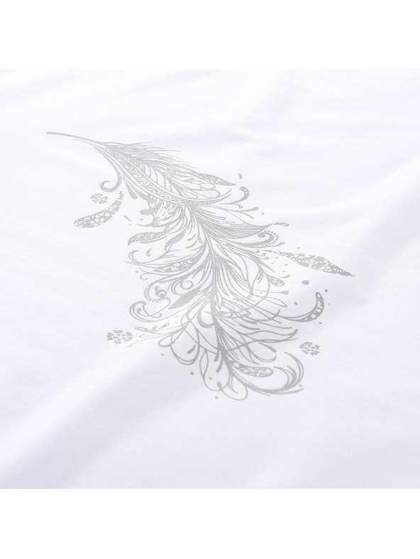 ALPINE PRO Dámske tričko z nezvraskavého materiálu ALPINE PRO OMBA 2 white varianta pc