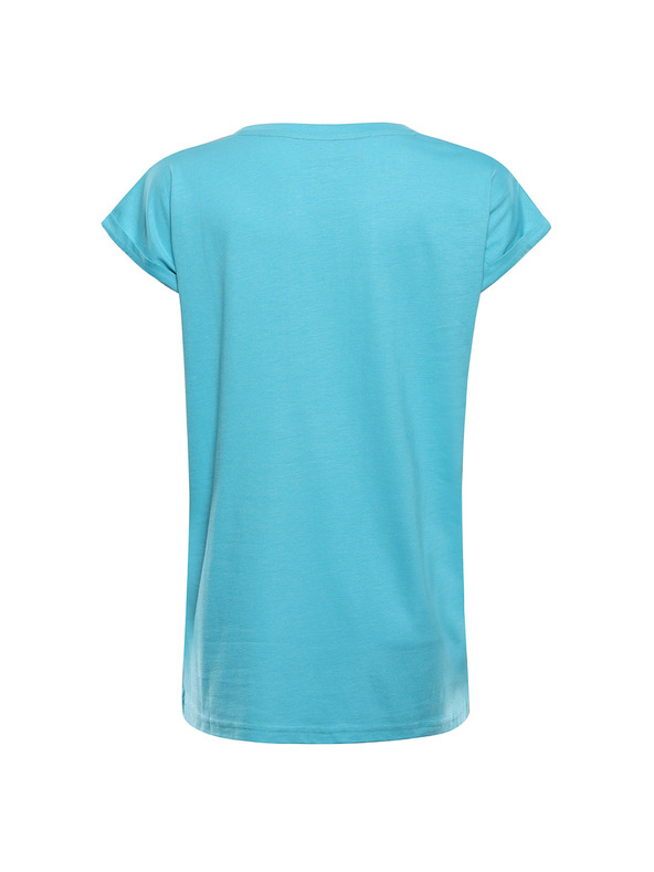 ALPINE PRO Dámske tričko z nezvraskavého materiálu ALPINE PRO OMBA 2 curacao varianta pb