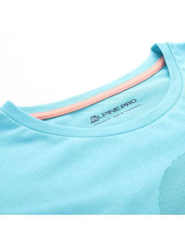 ALPINE PRO Dámske tričko z nezvraskavého materiálu ALPINE PRO OMBA 2 curacao varianta pb