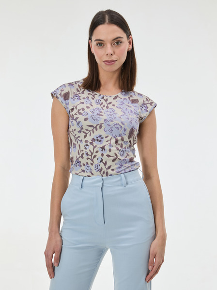 Orsay Svetlofialové dámske tričko s krátkym rukávom ORSAY