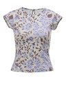 Orsay Svetlofialové dámske tričko s krátkym rukávom ORSAY