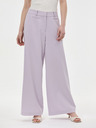 Orsay Svetlofialové široké dámske nohavice ORSAY