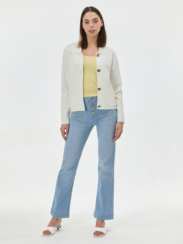 Orsay Krémový dámsky kardigan ORSAY