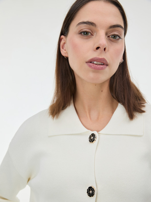 Orsay Krémový dámsky kardigan ORSAY