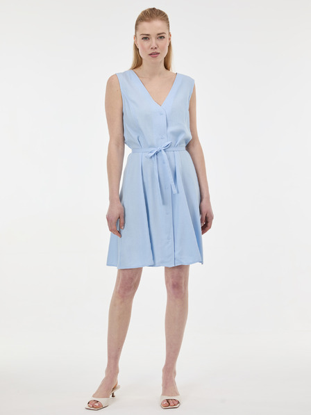 Orsay Svetlomodré dámske šaty bez rukávov ORSAY