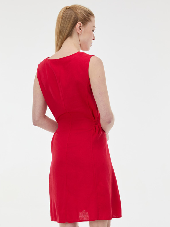 Orsay Červené dámske šaty bez rukávov ORSAY