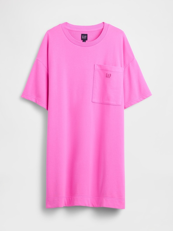 GAP Oversize mikinové šaty s logom VintageSoft GAP