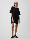 GAP Oversize mikinové šaty s logom VintageSoft GAP