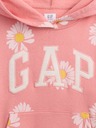 GAP Detská mikina s logom a fleece GAP