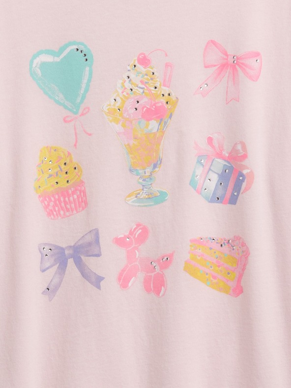 GAP Detské oversize tričko GAP