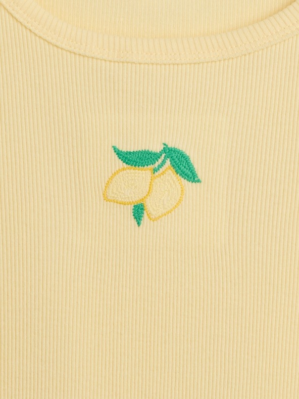 GAP Detské rebrované tričko GAP