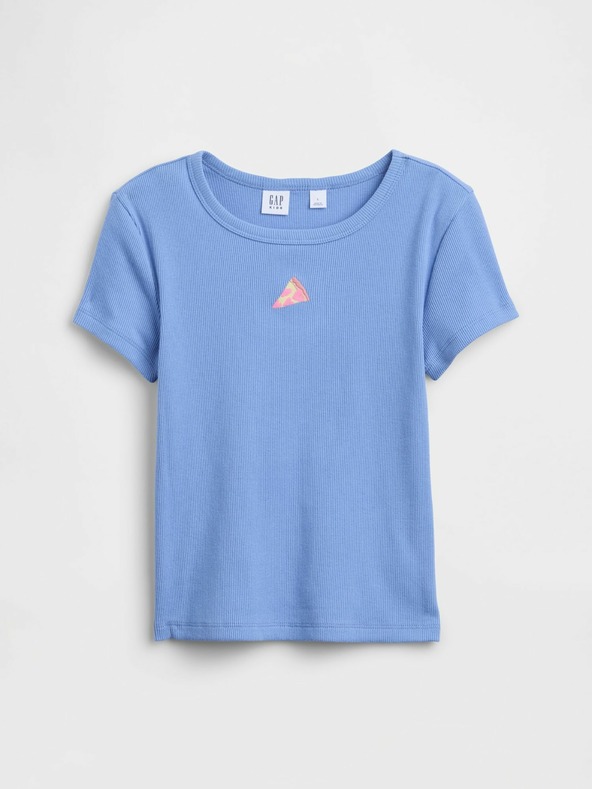 GAP Detské rebrované tričko GAP