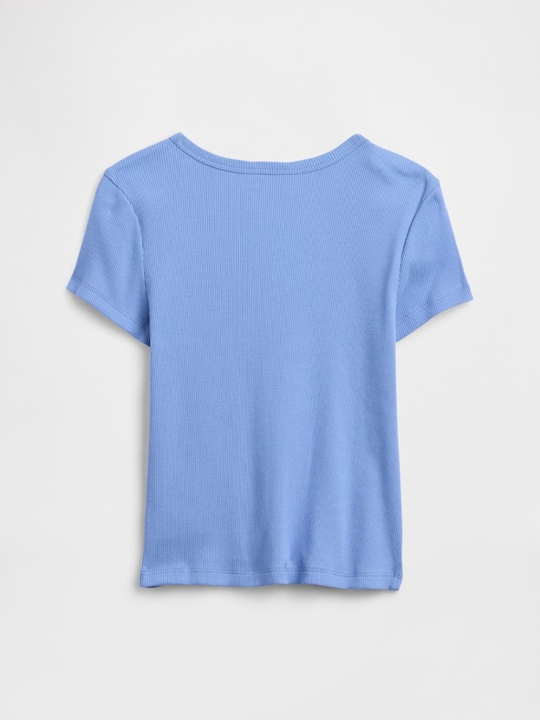 GAP Detské rebrované tričko GAP