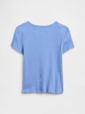 GAP Detské rebrované tričko GAP