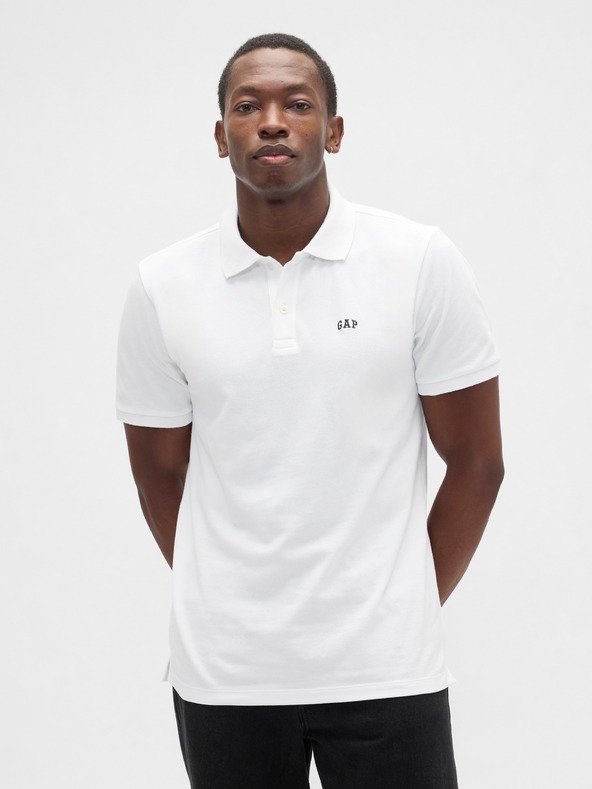 GAP Strečové polo tričko s logom 3 ks GAP