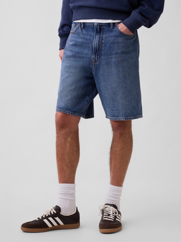 GAP Džínsové kraťasy Loose SuperSoft GAP