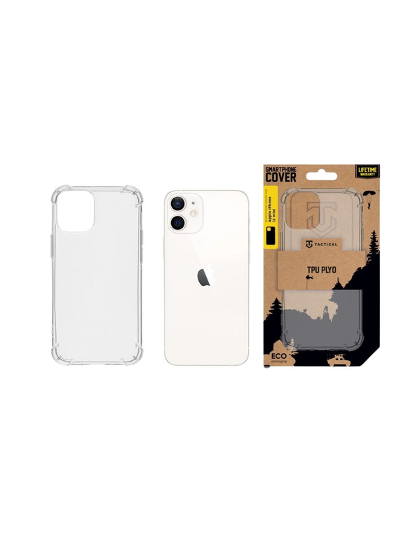 Tactical Tactical TPU Plyo Kryt pre Apple iPhone 12 Mini Transparent