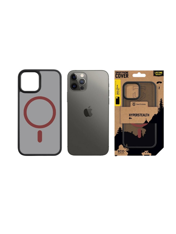 Tactical Tactical MagForce Hyperstealth 2.0 Kryt pre Apple iPhone 12/12 Pro Black/Red